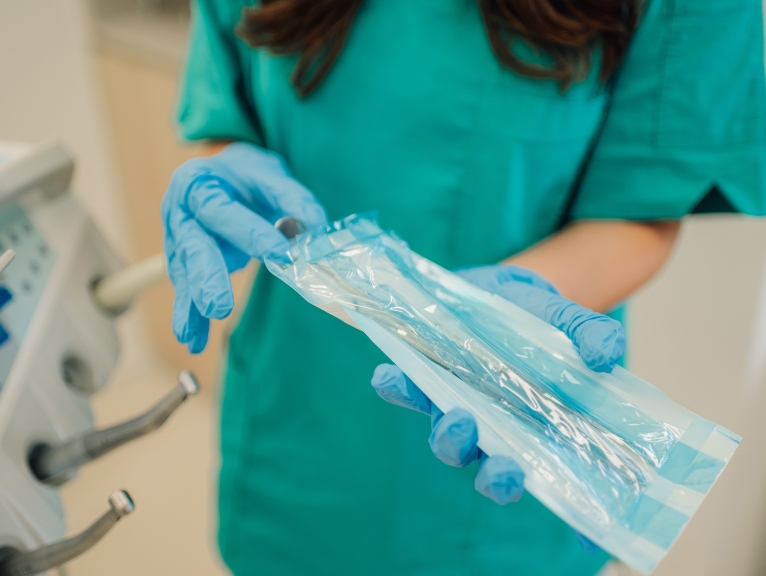 Dental practice demonstrating infection control measures required for GDC 2026 compliance.